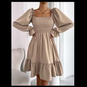 Tan summer dress